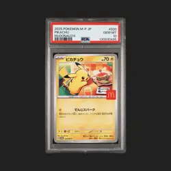 Gem MINT! PSA 10 PIKACHU 020/M-P Japan McDonald's Promo 2025 POKEMON Card in US! - Image 4