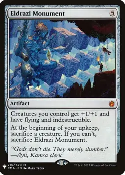 Eldrazi Monument - Light Play MTG Mystery Booster - Image 1