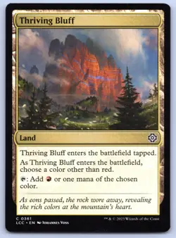 Thriving Lands Set of 5 - Thriving Bluff Grove Heath Isle Moor - MTG - Magic - Image 2