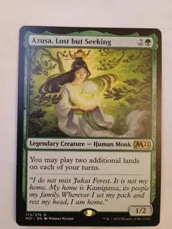 Azusa, Lost but Seeking Core Set 2021 Regular NM - Image 1