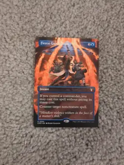 Fierce Guardianship (Borderless) R MTG Commander Masters 694 NM - Image 1