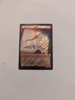 Smaug (0020) Food (0022) Token *SURGE FOIL* The Lord Of The Rings NM MTG - Image 1