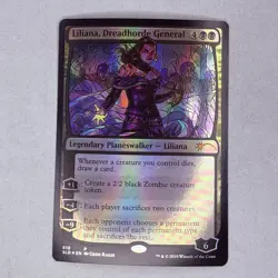 SLD Liliana, Dreadhorde General (Stained Glass) Secret Lair Drop Foil MTG NM - Image 1