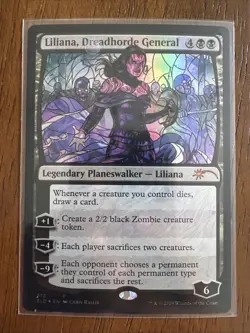 Liliana, Dreadhorde General (Stained Glass) - FOIL - Secret Lair - Mint - MTG - Image 1