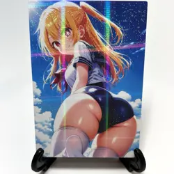 Oshi no Ko Ruby Hoshino Sexy Anime Waifu Girl Lewd Goddess Story Holo Art Card - Image 1