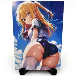 Oshi no Ko Ruby Hoshino Sexy Anime Waifu Girl Lewd Goddess Story Holo Art Card - Image 3
