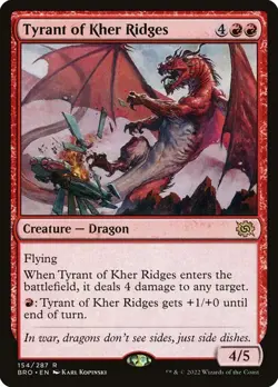 Tyrant of Kher Ridges The Brothers' War MTG Magic The Gathering - Image 1