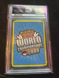 2007 Pokemon promo Gold star Jolteon PSA 8 #101 - Image 2