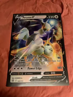 Pokemon Brilliant Stars Charizard V Arceus V 17x24 3D Lenticular & PROMO POSTER - Image 2