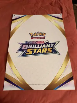 Pokemon Brilliant Stars Charizard V Arceus V 17x24 3D Lenticular & PROMO POSTER - Image 3