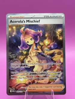 Acerola's Mischief 183/132 Secret Rare Pokemon TCG Mega Evolution NM - Image 1