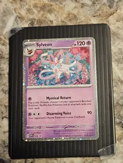 Sylveon 172 Prismatic Evolutions Cosmos Holo Black Star Promo Pokemon TCG NM/M - Image 1