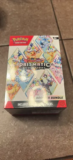 Pokemon TCG Prismatic Evolutions Booster Bundle - Factory Sealed - 6 Packs - Image 1