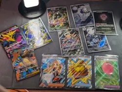 Pokemon Mega Evolution Full Art Lot Of 11 Illustration Rare Ultra Rare Trainers - Image 1
