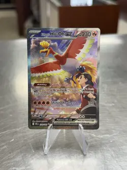 Pokemon Ethan's Ho-Oh ex Destined Rivals 230/182 Special Illustration Rare TCG - Image 1