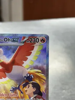 Pokemon Ethan's Ho-Oh ex Destined Rivals 230/182 Special Illustration Rare TCG - Image 3