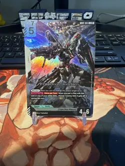 Gundam Card Game - Freedom Gundam LR English - GD01-065 LR - Newtype Rising - Image 1
