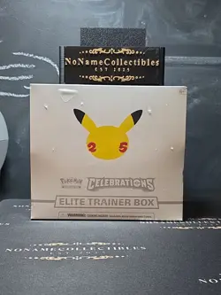 Pokemon TCG 25th Anniversary Celebrations Elite Trainer Box ETB New (TEARS) - Image 1