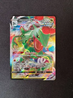 Rayquaza Vmax 101/159 Pokemon TCG Crown Zenith Rare Full Art Pack Fresh NM - Image 1