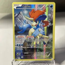 Pokemon TCG Keldeo XY118 Full Art Promo lp - Image 1