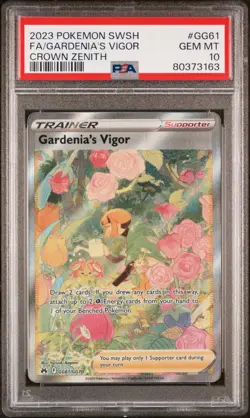 Pokemon Gardenia's Vigor GG61/GG70 PSA 10 GEM MINT - Image 1