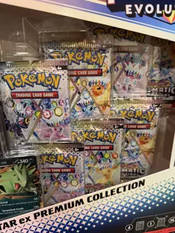 Pokemon TCG Scarlet And Violet Prismatic Evolutions Lucario ex & Tyranitar ex - Image 3