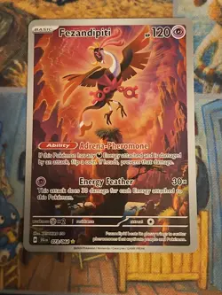 Fezandipiti 73/64 - Pokemon Shrouded Fable Illustration Rare Nm - Image 1