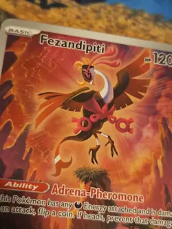 Fezandipiti 73/64 - Pokemon Shrouded Fable Illustration Rare Nm - Image 2