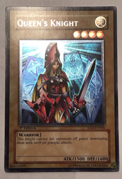 Yu-Gi-Oh TCG Kings Knight Queens Knight Jacks Knight Ultimate Rare EEN NM - Image 3