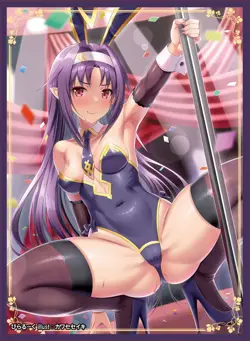 Sword Art Online SAO Bunny Yuuki doujin Card Sleeve Protector - Image 1