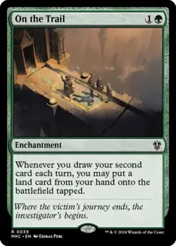 ~ On the Trail ~ NM ~ Commander: Murders at Karlov Manor ~ MTG ~ - Image 1