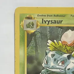 Ivysaur 30/102 Base Set WOTC 1999 Pokemon LP Uncommon Card - Image 3