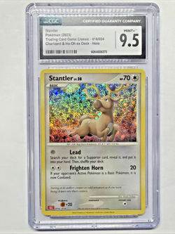 Pokemon Stantler 016/034 Trading Card Game Classic Charizard Ho-Oh Deck CGC 9.5 - Image 1