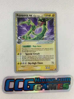 Rayquaza ex Delta Species 97/101 World Championship 2007 Pokemon Card *CCGHouse* - Image 2