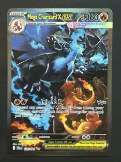 Mega Charizard X ex 125/094 Phantasmal Flames Pokemon Card (From Prerelease) - Image 1