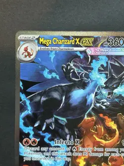 Mega Charizard X ex 125/094 Phantasmal Flames Pokemon Card (From Prerelease) - Image 2