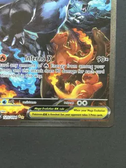 Mega Charizard X ex 125/094 Phantasmal Flames Pokemon Card (From Prerelease) - Image 4