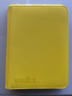 Vault X Neon Orange 9-Pocket Exo-Tec Zip Binder - 360 Cards - New - Image 1