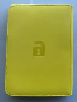 Vault X Neon Orange 9-Pocket Exo-Tec Zip Binder - 360 Cards - New - Image 2