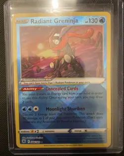 Radiant Greninja 046/189 Sword & Shield Astral Radiance Holo Pokemon Card - NM - Image 1