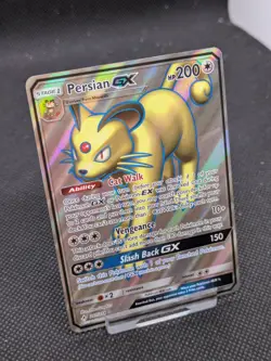 Pokemon Card Persian GX 207/214 Unbroken Bonds Rare Full Art Holo - Image 2