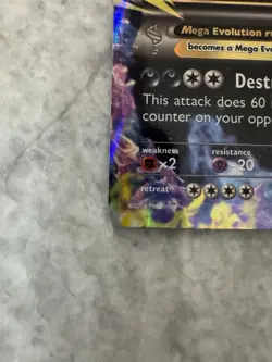 Pokemon TCG Mega M Tyranitar EX Holo Ultra Rare Card Ancient Origins 43/98 LP - Image 2