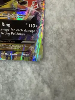 Pokemon TCG Mega M Tyranitar EX Holo Ultra Rare Card Ancient Origins 43/98 LP - Image 3