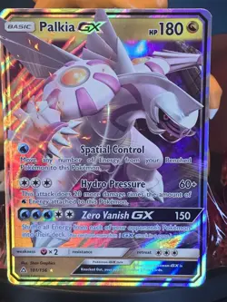 Pokemon TCG Palkia GX Ultra Prism 2018 101/156 Rare Card - Image 1