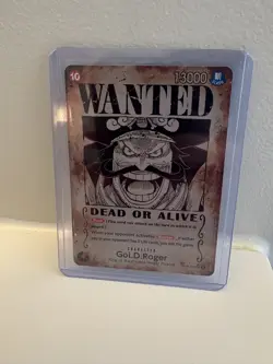 Gol.D.Roger WANTED SP Alt Art OP09-118 SEC Carrying on His Will Card English - Image 1