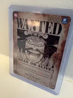 Gol.D.Roger WANTED SP Alt Art OP09-118 SEC Carrying on His Will Card English - Image 2