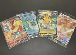Pokemon Cards Lot Flareon Vaporeon V Jolteon Eevee Vmax Sealed SWSH NM - Image 1