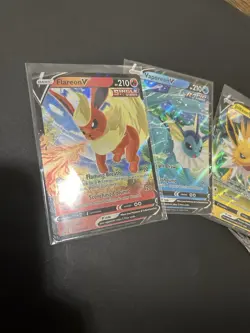 Pokemon Cards Lot Flareon Vaporeon V Jolteon Eevee Vmax Sealed SWSH NM - Image 2