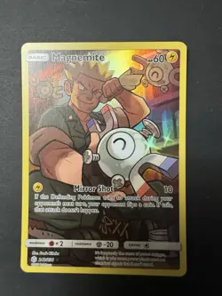 Pokemon TCG Magnemite Holo Secret Rare Card Sun & Moon Cosmic Eclipse 242/236 - Image 3