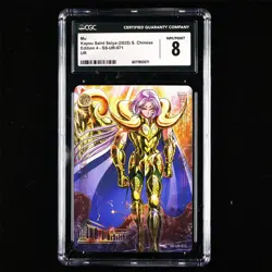 CGC NM/MINT 8 KAYOU 2025 Saint Seiya CCG Card SS-UR-071 Mu - Image 1